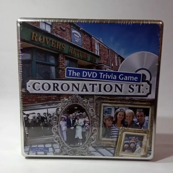 BNIB Factory Sealed Coronation Street DVD Trivia Game 2007 Complete In Box Tin - Picture 1 of 6